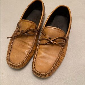 Tod's Brown Leather Loafers for Men